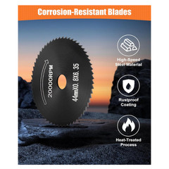 Inside Pipe Cutter for PVC Pipe with 5 Replacement Saw Blades, 1/4 Inch Hex Shan