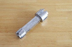 Tub Drain Removal Wrench Tool Dual Ended Heavy Duty Aluminum 1 3/8 1 1/2 Inch