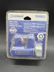 Kobalt Tube Cutter #0330223 1/8-1 1/18 New Zinc Body Titanium Blade