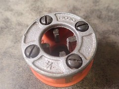 Ridgid 36890 00-R 1/2&Prime; NPT RH Alloy Steel Manual Pipe Threader Die Head (BN42)
