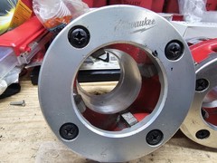 RIDGID 37835 1&Prime; NPT Pipe Die & Milwaukee Die Head Set 1/2&Prime; 3/4&Prime; 1-1/4&Prime;
