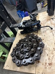 Wheeler Rex 5590 Hydraulic Chain Pipe Cutter 6&prime; Chain (tzbz3