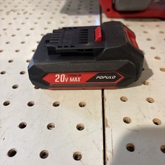 Populo Cordless Electric Drain Auger CDAL-2004 Includes Batttery No Charger 20V