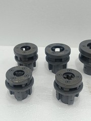 EGA MASTER PIPE THREADING DIE SET&ndash;1/4&Prime; TO 2&Prime; BSPT WITH RATCHET HANDLE HEAVY DUTY