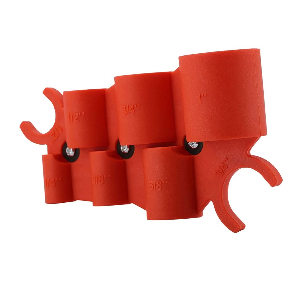 U.S. Solid Deburring Pipe and Depth 1/4 Inch &ndash; 1 Sizes, Orange