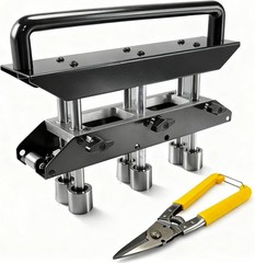 3 Station Edge Roller Bender 0-90 Adjustable Sheet Metal Roofing Tool Aluminum