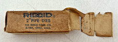 RIDGE TOOL CO RIDGID 2&Prime; PIPE THREADING DIES SET OF 4 NEW W/SURFACE RUST BOX 2