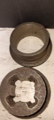 Antique Early Reed Mfg Co Pipe Threader Set w/ Box 1/2&ndash;1&frac14; R Dies Erie PA