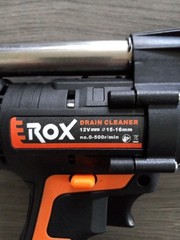 Rok Drain Cleaner Gun Powered Unit Battery 15.16 mm no 0-500r-min Plz See Detail