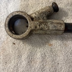 Toledo 00 Ratcheting Head Pipe Threader with Handle and Left Hand Thread 3/4 Die