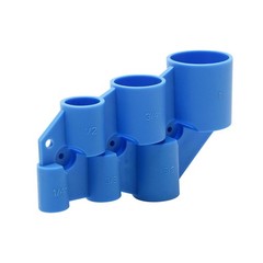 1/4&rdquo; &ndash; 1&rdquo; Deburring Pipe and Depth Gauge Tool Kit, 1/4 inch &ndash; 1 inch, Blue