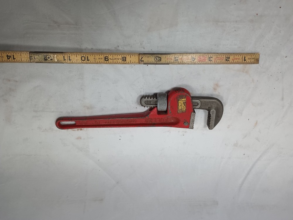 NICE FULLER 10&Prime; PIPE WRENCH SUPER QUALITY STRAIGHT HEAVY DUTY MADE JAPAN G32