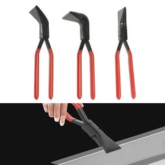 3-Piece Sheet Straight Bending Plier Hand Seamers Sheet Metal Tool 45&deg; & 90&deg;