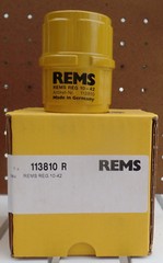 One Industrial Pipe Deburring / Reaming tools with drill adapter 10-42mm REMS