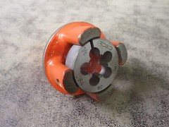 Ridgid 37650 00-RB 7/8&Prime;-9TPI UNC RH Alloy Steel Bolt Threader Die Head (BN191)