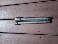 RIDGID Model No. 65r Ratchet Pipe Threader With 22&Prime; Handle Nice 1&Prime; To 2&Prime;