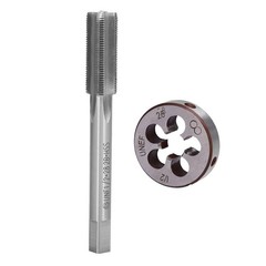 1/2&Prime; &ndash; 28 UNEF Right Hand Tap and Die Set with Round Die 22LR 223 5.56 9mm
