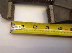AMPCO Bronze 14&rdquo; Pipe Wrench Non- Sparking, W-212 Opens to 2-3/4&Prime; USA