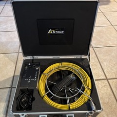 Sewer Pipe Inspection Camera 7&Prime; LCD Boroscope 30 meter Anysun DVR Video