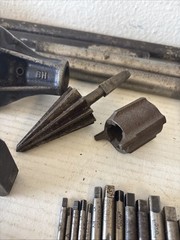 Vintage Lot Pipe Die Set, Pipe Cutter, Armstrong, Craftsman, Greenfield, & More!