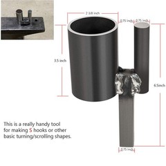 Blacksmith Hardy Anvil Tool 3/4 inch Hardy Turning Bending Forge Scrolling Tw&hellip;