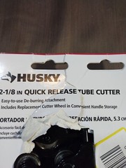 Husky 2-1/8&Prime; Quick Release Tube Cutter &ndash; 1000002732 &ndash; pipe tool