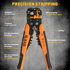 Ferrule Crimping & Stripping Tool Kit, 1188-Piece, AWG 23-7 (0.25-10 mm&sup2;)