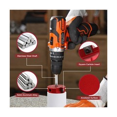 8-Piece PVC Pipe Reamer Kit with 1/2 Shank