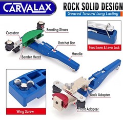 Professional 90&deg; Tube Bender Kit 7 Aluminum Heads 1/4-7/8 HVAC Plumbing Tool
