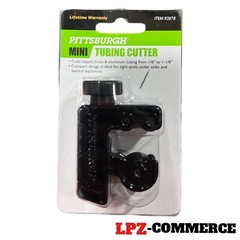PITTSBURGH 92878 | 1/8 in. &ndash; 1-1/8 in. Mini Tubing Cutter Cuts copper brass alum
