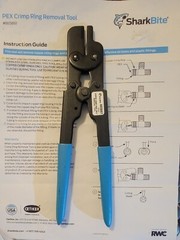 Sharkbite PEX Crimp Ring Removal Tool #865897 (For Copper Rings Only)