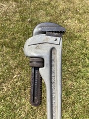 RIDGID 818 ALUMINUM H.D. 18&Prime; LIGHT WEIGHT PIPE WRENCH NICE CLEAN
