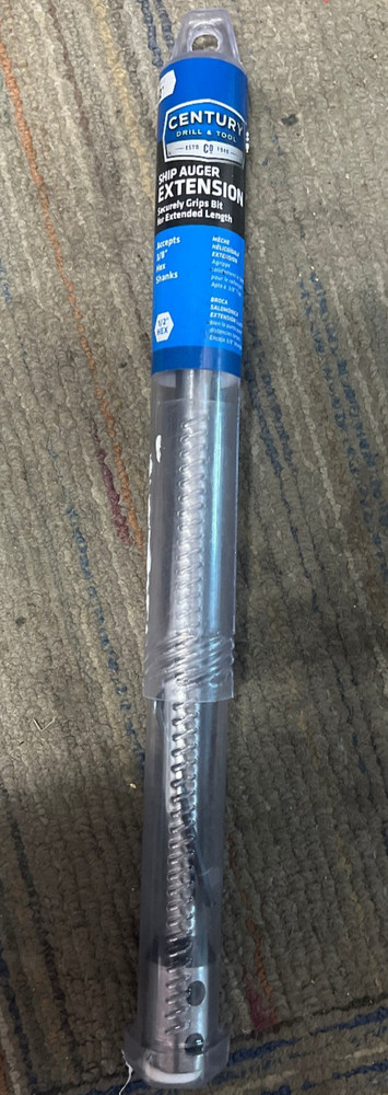 Century Drill & Tool &ndash; 38113 12&rdquo; Ship Auger Extension