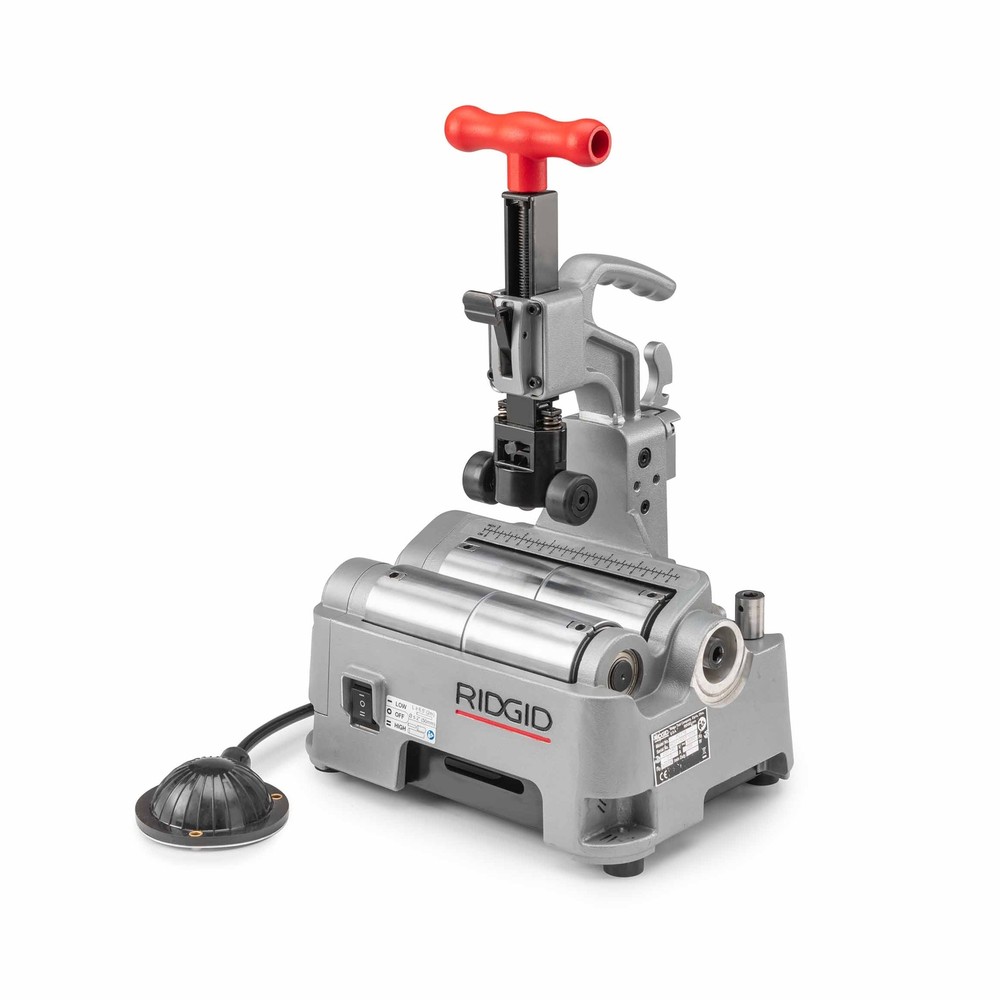 Ridgid 66138 Power Tubing Cutting Machine with PC-116 TS Tube Stand
