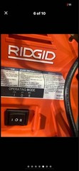 RIDGID PowerClear Drain Cleaning Machine &ndash; Red/Black