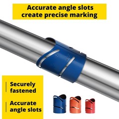 3 Piece Magnetic Metal Pipe Cutting Guide, Steel Includes Sizes: 1-7/8&Prime;,&hellip;