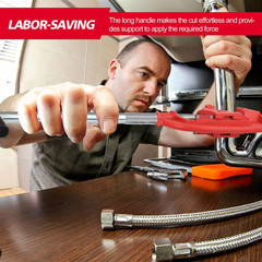 Heavy Duty 1-3 Inch / 25-80 Mm Pipe Cutter Tool with an Extra Blade, Sharp Rigid