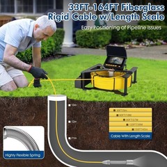 Professional Drain Inspection Camera 100ft
