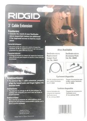 Ridgid SeeSnake Micro 3&prime; Cable Extension 26658 NOS