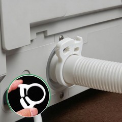 8pcs Double Snap Grip 36-41mm Heavy Duty Plastic Hose Clamps Kit, White