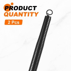 2pcs PVC Spring Tube Bender 12.5mm OD 380mm Long PVC Bender Pipe Bender Black