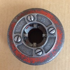 3/4&Prime; NPT RIDGID Alloy RH Hand Threader Die Head W/ Dies 12-R USA .75