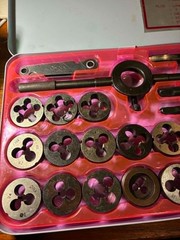 Vintage 40 Piece Tap And Die Set National Coarse, Fine & Pipe Combo Thread