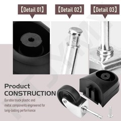 551016110 & 551007106 CASTER FOOT FOR CRAFTSMAN CMXEVCVVJH1612, CMXEVCVVBVA1 W