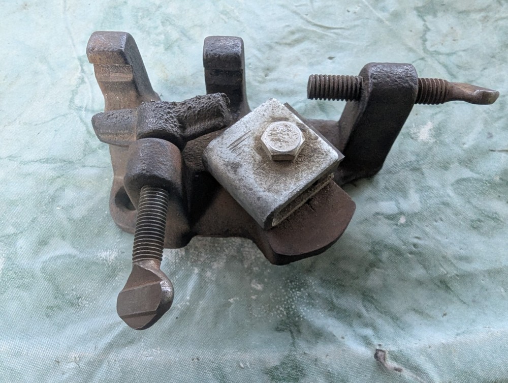Vintage Small Pipe Vice Smaller Pipe Jewelry Making Mountable Cast Iron Solder