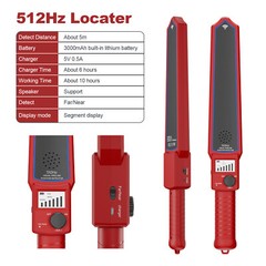 Sewer Pipe Inspection Camera w/ 512hz Locator Meter Counter Self Leveling 100m