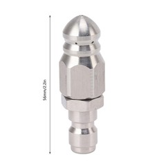 Sewer Jetter Nozzle, 5000 PSI High Pressure Drain Cleaning Nozzle, 1/4&Prime; Quick&hellip;
