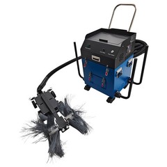 250-800mm Pipe Inspection & Cleaning Robot w/ Remote, 1080P Cam*2, 30&deg; Climb