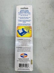 Uniweld 70006 Swaging Punch (6) Sizes 3/16 1/4 5/16 3/8 1/2 5/8&rdquo; All In One