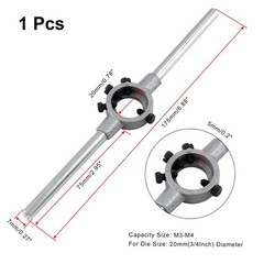 Die Stock Handle Wrench M3m4 Metric Round Die Holder For 20mm/ 3/4 Inch Od Round